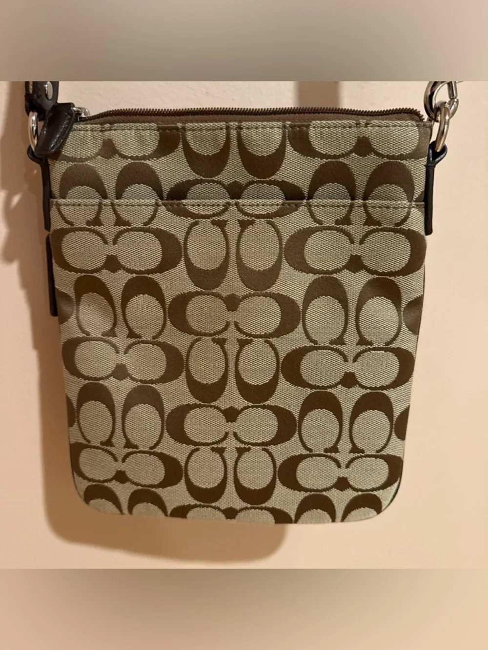 Coach Legacy Signature Stripe Swingpack Crossbody Bag - Picture 4 of 7